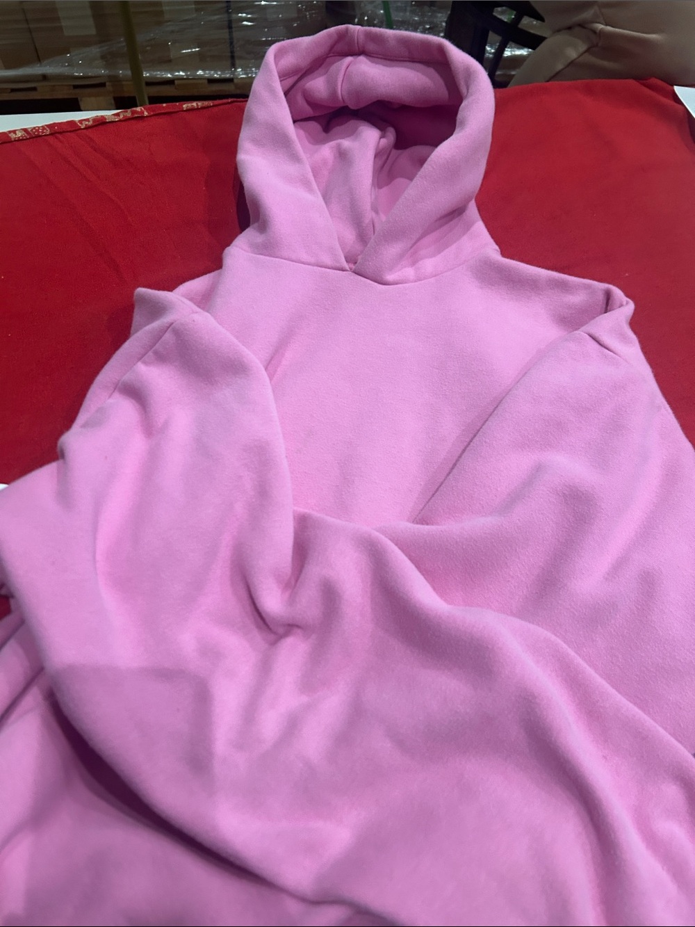 SKIMS Pink Hoodie Sweatshirt